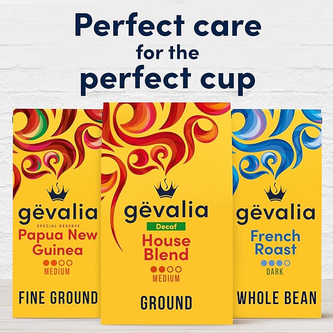 Gevalia House Blend Decaf Medium Roast Ground Coffee, 20 oz Bag