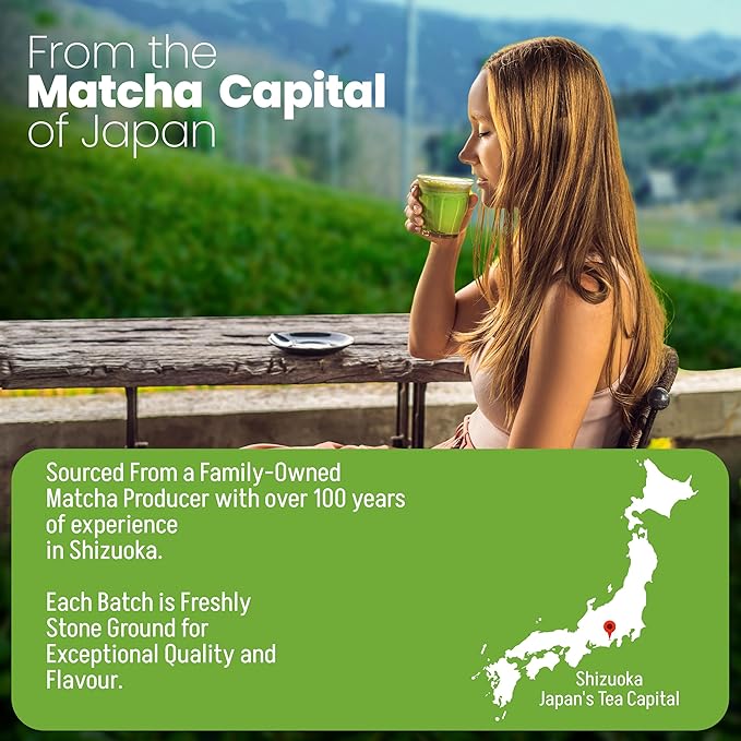 Matcha Wellness - TAKARAMONO Ceremonial Grade Matcha - Premium Japanese First Harvest Stone-Ground Matcha Green Tea Powder from Shizuoka, Smooth Umami for Tea Ceremony, Latte & Daily Wellness