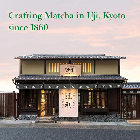 TSUJIRI Matcha - Toyo Mukashi (30g / 1.06oz) - Ceremonial Matcha Powder - Authentic Japanese First Harvest Matcha Green Tea - Uji, Kyoto, Japan, 1860