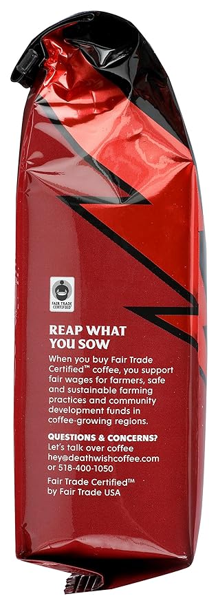 Death Wish Coffee Coffee Grnd Dark Roast 10 OZ