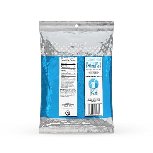Sqwincher Zero Qwik Stik, Mixed Berry, Sugar Free, Low Calorie, Low Sodium Electrolyte Powder Hydration Drink Mix, .11 0z Packet (Pack of 50)