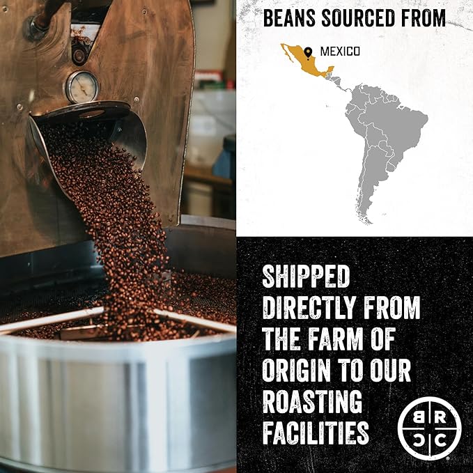 Black Rifle Coffee Company Organic, 12oz Bag, Whole Bean Medium Roast - Roasted Blend Made from Arabica Beans - Colombian & Brazilian Beans - Veteran Founded & American Made