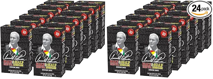 AriZona Arnold Palmer Half and Half - On-the-Go Powdered Drink Mix, 0.12oz - Boxes, 240 Total Count, 10 Count(Pack of 24)
