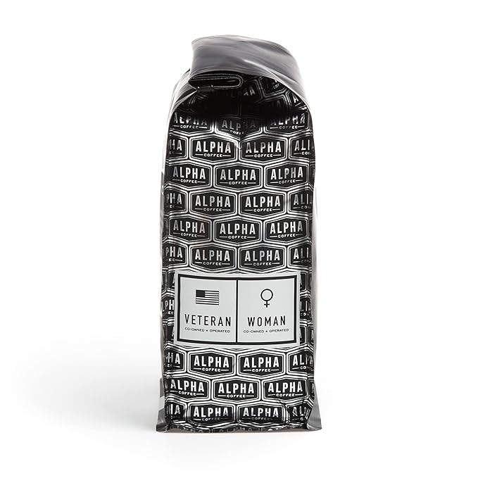 Alpha Coffee - Smooth Operator - 16 oz. Premium Espresso Blend - Gourmet Medium Roast Coffee | Veteran Owned - Specialty Small Batch Roasted Coffee | 100% Arabica Beans ((Pack of 2) Smooth Operator Whole Bean)