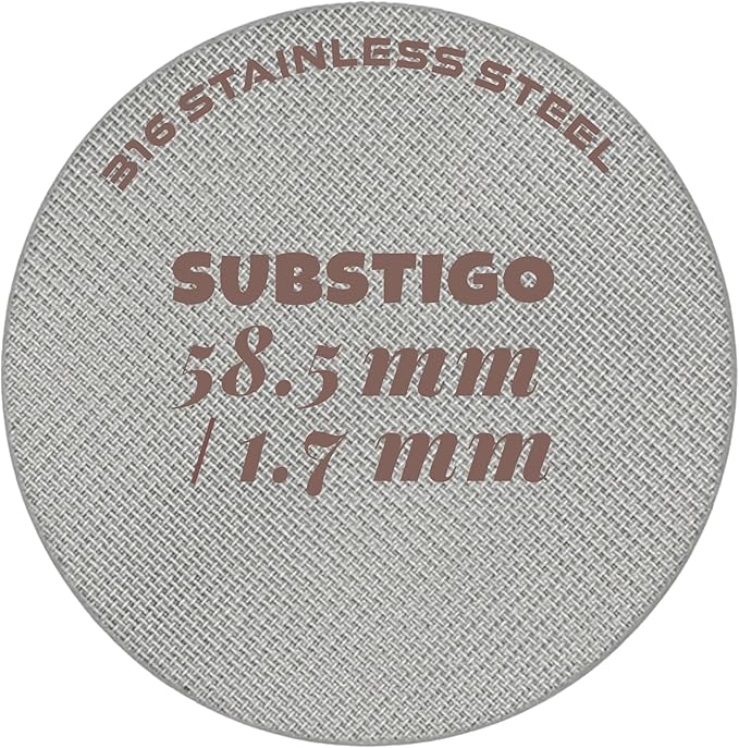 Espresso Puck Screen for Breville Espresso Filter Screen - Lower Shower Screen for Ninja Luxe Espresso Puck Screen 316 Stainless Metal Contact Screen Portafilter Basket Mesh (1, 58.5mm)