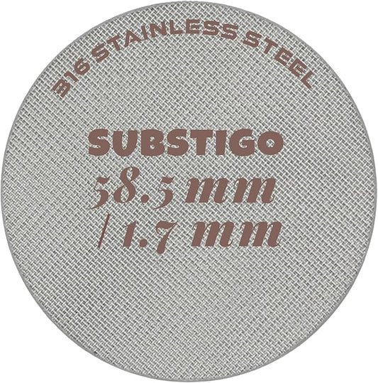 Espresso Puck Screen for Breville Espresso Filter Screen - Lower Shower Screen for Ninja Luxe Espresso Puck Screen 316 Stainless Metal Contact Screen Portafilter Basket Mesh (1, 58.5mm)