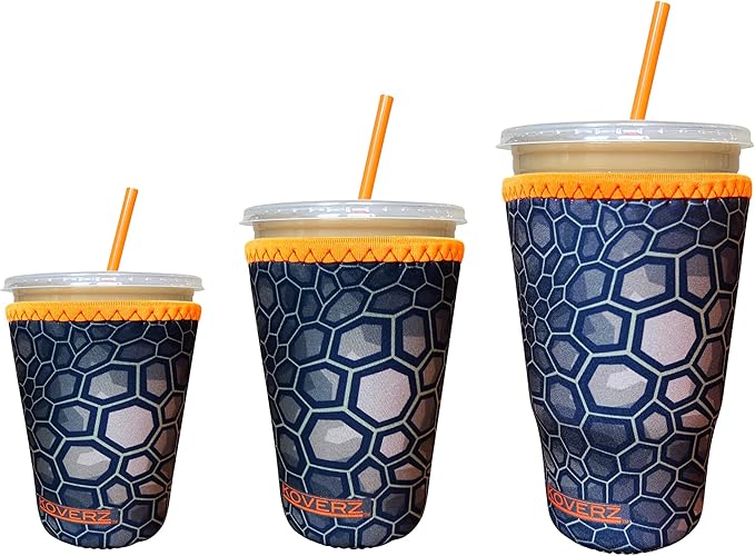 Koverz 3-Pack Iced Coffee Sleeve SET OF 3 - Camo Green