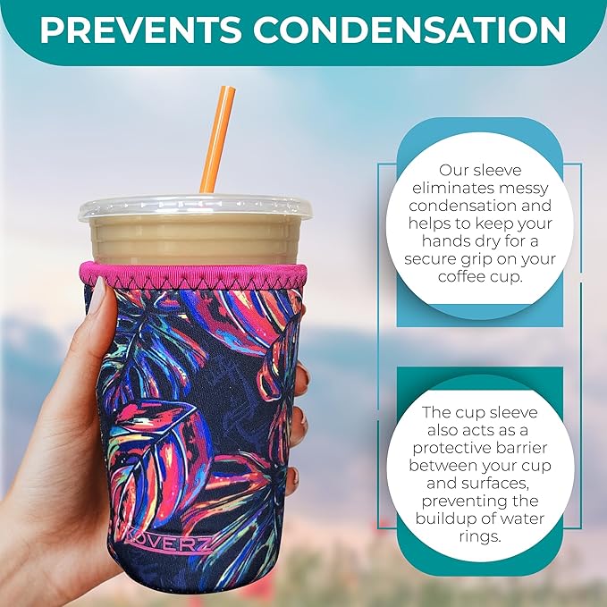 Koverz 3-Pack Iced Coffee Sleeve SET OF 3 - Camo White