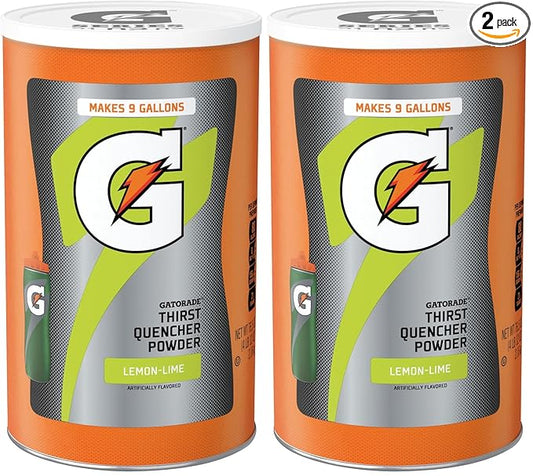 Gatorade Thirst Quencher Powder, Lemon Lime, 76.5 Ounce,Pack of 2