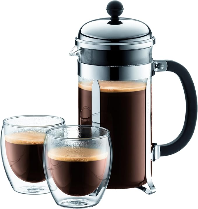Bodum 2.5oz Pavina Double Wall High-Heat Borosilicate Glass, Set of 2, Clear