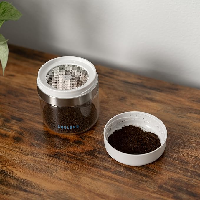 Coffee Sifter/Sieve for Microfines in Coffee Grounds - 2 Stainless Steel Filters Included - 800um for Coarse Ground, 500um for Medium Ground