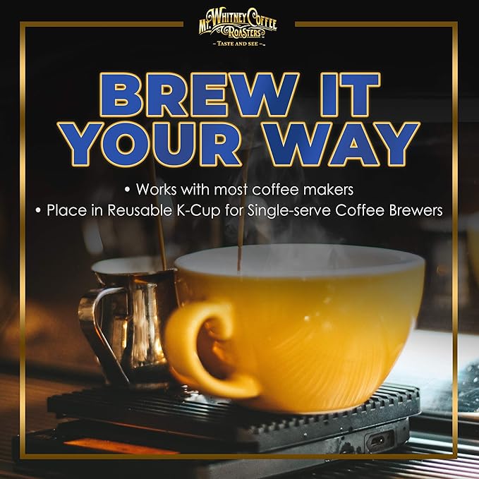 Mt. Whitney Organic Gayo Mountain Sumatra, Medium Dark Roast, Low Acid Coffee (Ground, 12 Oz)