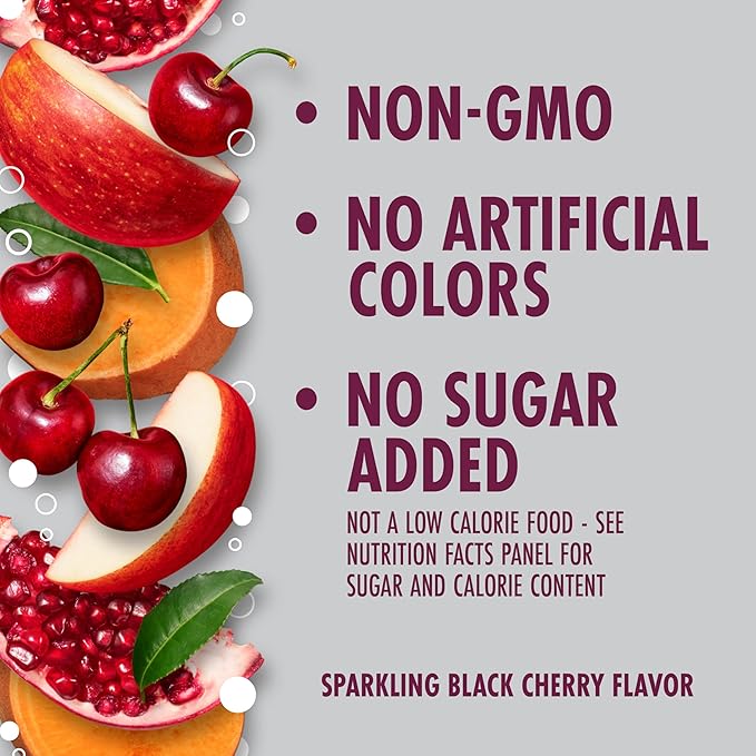 V8 +ENERGY Black Cherry Energy Drink, 11.5 fl oz Can (Pack of 4)