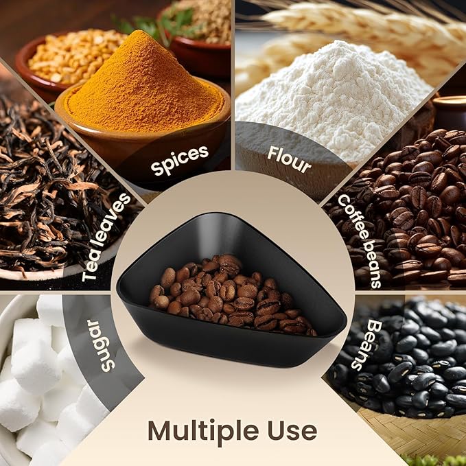 MHW-3BOMBER Coffee Bean Dosing Cup and RDT Spray Bottle Set - Aluminum Espresso Dosing Cup & 10ml Static Reduction Spray - Espresso Accessories Kit Measuring Tray for Coffee Lovers P7112B