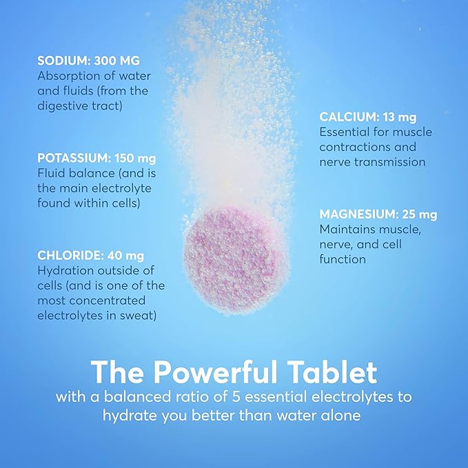 Nuun Sport Electrolyte Powder Packets with Magnesium, Calcium, Potassium, Chloride, and Sodium, Hydration Packets for On-The-Go, Lemon Lime Flavor, Gluten Free & Vegan, 16 Single Servings