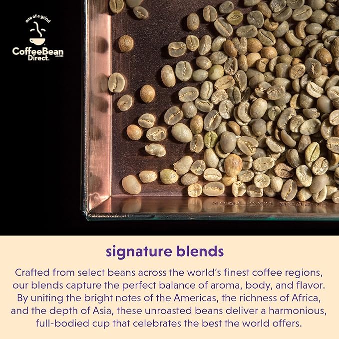 Coffee Bean Direct Unroasted Organic Fair Trade Jamaican Blue Mountain Style, 5 Pound (Pack of 1)