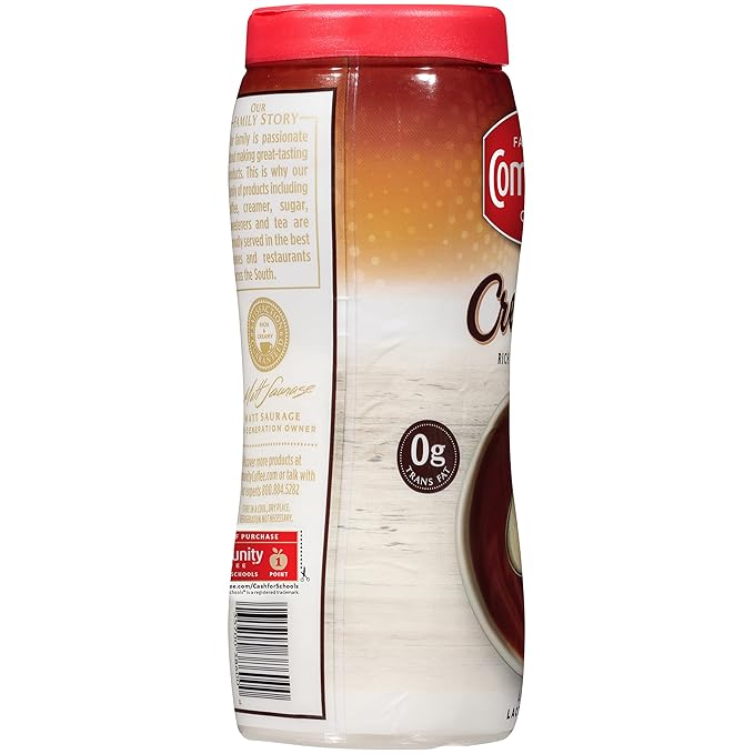 Community Coffee Lactose Free Powdered Coffee Creamer, 11 Ounce Canister (Pack of 6)