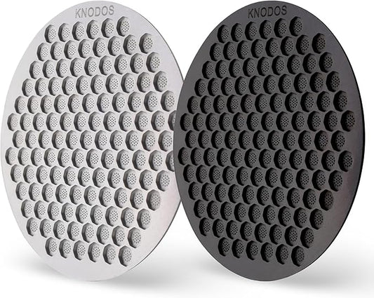 Espresso Puck Screen 54mm Breville Compatible 2 Pcs Stainless Steel Ultra-Thin 0.8mm Portafilter Screen, Fits Breville Barista Express, Pro, Touch, Bambino, Duo Temp,Impress, Infuser (53.3mm)