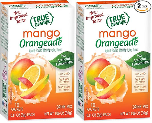 True Citrus Orange, Mango, 1.06 Oz (30gm) (Pack of 2)