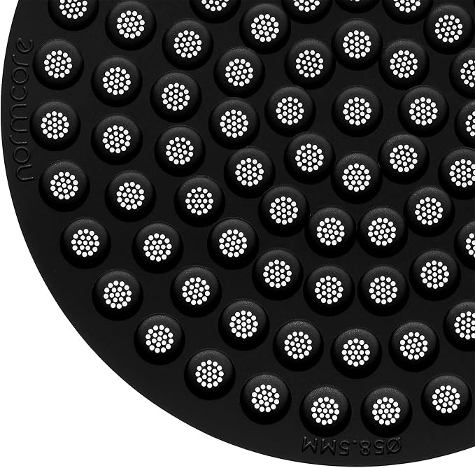 Normcore 58.5mm Puck Screen, 0.8mm Thickness, Lower Shower Screen, Reusable Metal Filter for 58mm Portafilter Basket 0.8mm Thickness, Titanium PVD Coated 316 Stainless Steel