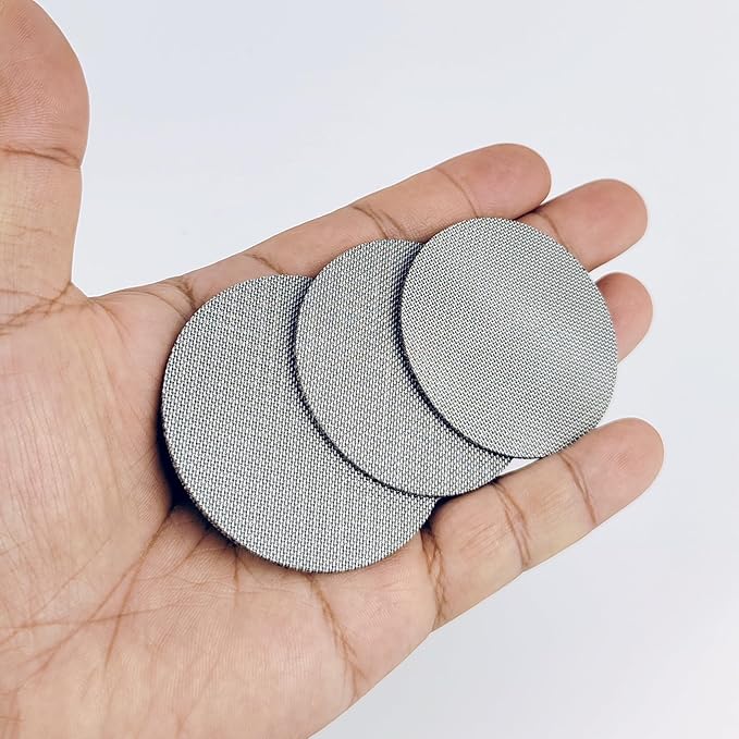 1 Pcs 53.3 mm Puck Screen, 1.7mm Thickness 150μm Stainless Steel Espresso Filter Screen for Espresso Portafilter Filter Basket (53.3 mm,150 micron)