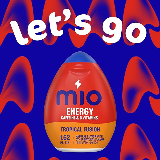 Mio Energy Liquid Water Enhancer, Tropical Fusion, 1.62 Ounce (Pack of 6)