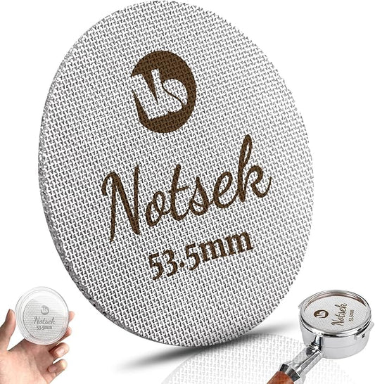 NOTSEK Puck Screen 54mm for Breville, Espresso Puck Screen for Portafilter with Acrylic Storage Box, Resuable 1.7mm 150μm, 316L Stainless Steel Filter Screen for Breville Barista Pro Espress