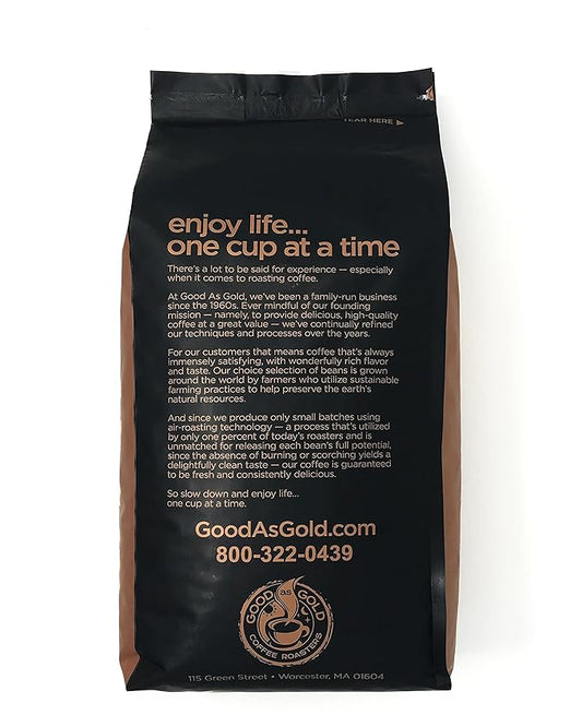 Costa Rica Tarrazu Dark Roast Coffee Beans (5 LBS), DARK ROAST, Good As Gold Coffee Roasters