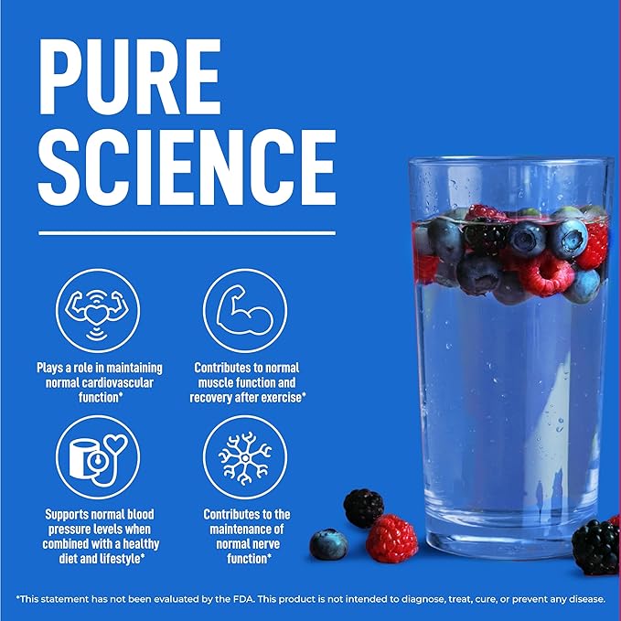 Keppi Mixed Berry Electrolytes Powder 50 Servings – Sugar Free Electrolytes Drink Mix with Potassium, Magnesium & Sodium – Keto Hydration Electrolytes – Fasting-Friendly, Low-Calorie