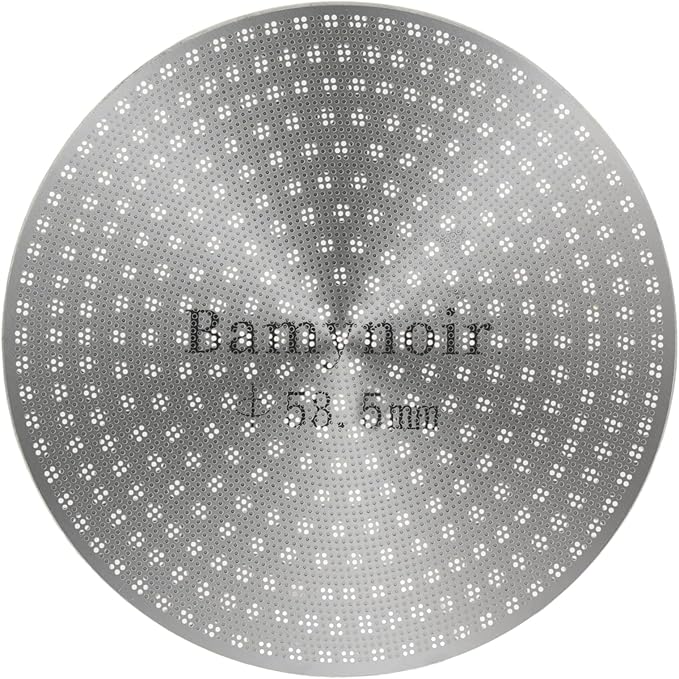 Espresso Puck Screen,58.5mm Puck Screen Compatible With Espresso Portafilter 58mm,Mesh Plate For Coffee Filter Basket,0.65mm Thickness,150μm,Stainless Steel (1 pack 58.5mm)