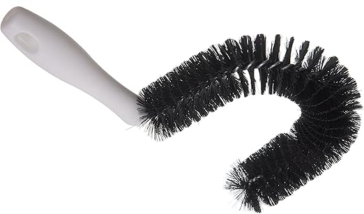 SPARTA 4015300 Polyester Curved Brush, Coffee Decanter Brush With Soft Bristles For Commercial Kitchens, 10 Inches, Black, (Pack of 12)