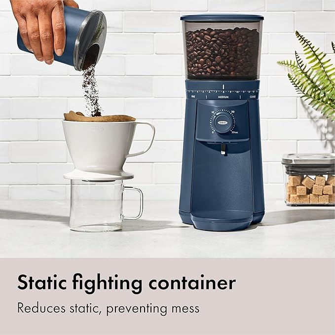 OXO Brew Conical Burr Coffee Grinder — Storm Blue
