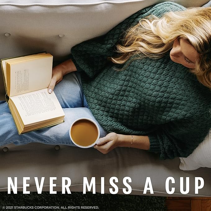 Starbucks K-Cup Coffee Pods, Starbucks Blonde Roast Hot or Iced Coffee, Veranda Blend, 60 Keurig Pods