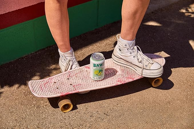 Bawi Agua Fresca Lime Flavored Sparkling Drink, 12 Fluid Ounces (Pack Of 12)