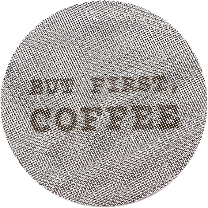 GEMINI Espresso Puck Screen - 51mm,1.7mm Thickness 150μm Espresso Filter Screen - Mesh Coffee Reusable Filter For Espresso Portafilter Filter Basket 51mm - Made with 316 Stainless Steel