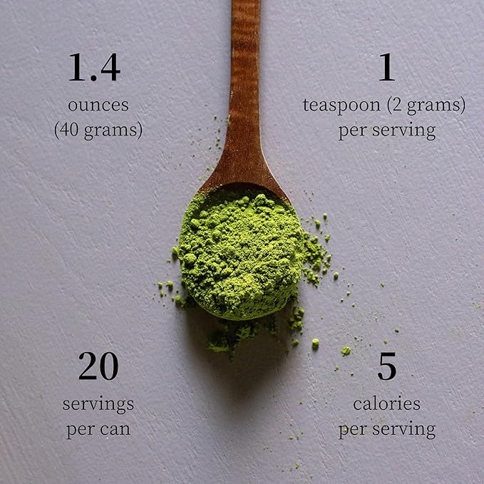 Shizune Matcha, Shizuoka Harvest Essential Grade – Authentic Japanese Matcha Green Tea Powder, 40g (1.4 oz) Tin