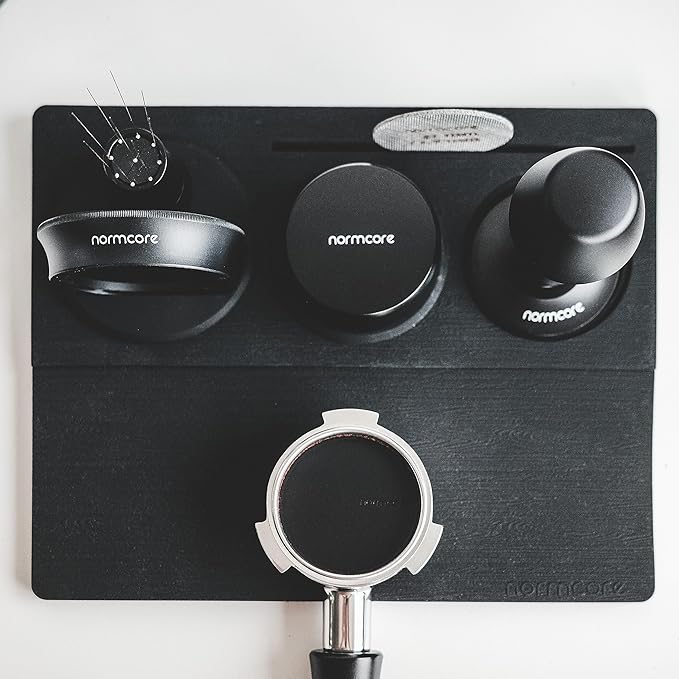Normcore 51mm Ultra-Slim 0.2 mm Puck Screen - Lower Shower Screen - Metal Coffee Reusable Filter for 51mm Portafilter - 200-micron Laser etched - 316 Stainless Steel with Titanium PVD Coating