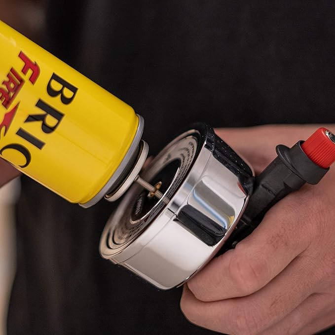 Portable Mini Butane Torch Burner for Siphon Coffee (Vacuum Pot) – Adjustable Flame, Refillable Tabletop Bunsen Burner for Brewing, Fondue & Lab Use By FINJAN