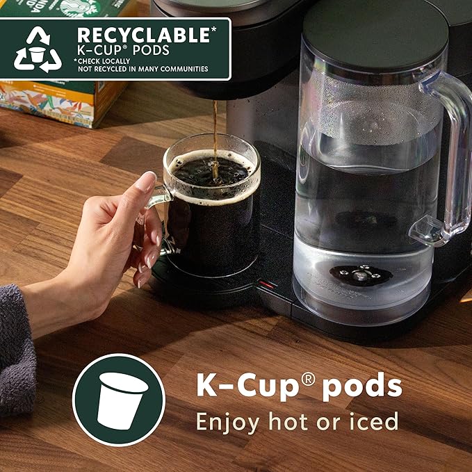 Starbucks K-Cup Coffee Pods, Flavored Hot or Iced Coffee, Cinnamon Dolce, 10 Keurig Pods