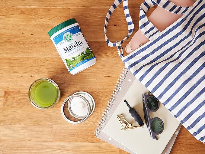 Green Foods Organic Ceremonial Grade Matcha Green Tea 11oz - First Harvest, Farm-Direct