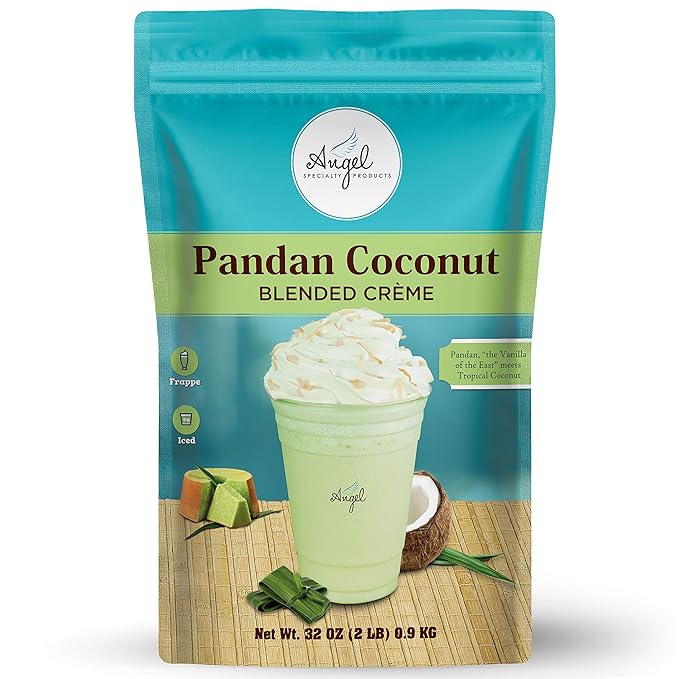 Pandan Coconut Blended Crème Mix by Angel Specialty Products [2LB]