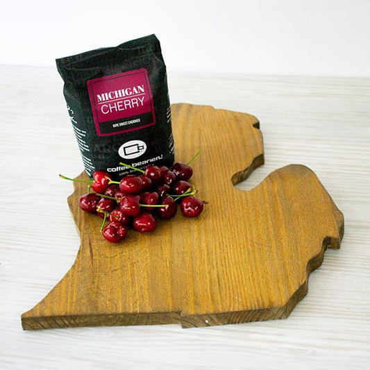 Michigan Cherry Flavored Coffee by Coffee Beanery | 12oz Specialty Medium Roast Ground