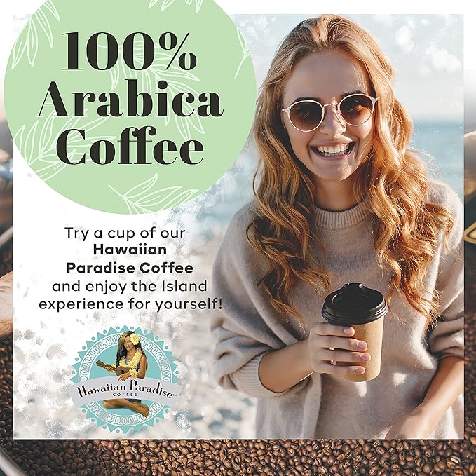 Hawaiian Paradise Coffee Pumpkin Spice Single Serve Cups (18 Cups) – Medium Roast with an Amazing Aroma – Farm Fresh Arabica Beans- Compatible with Keurig K-Cup Brewers
