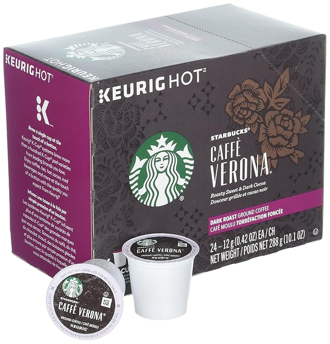Starbucks Coffee K-Cup Pods, Caffe Verona, 32 CT