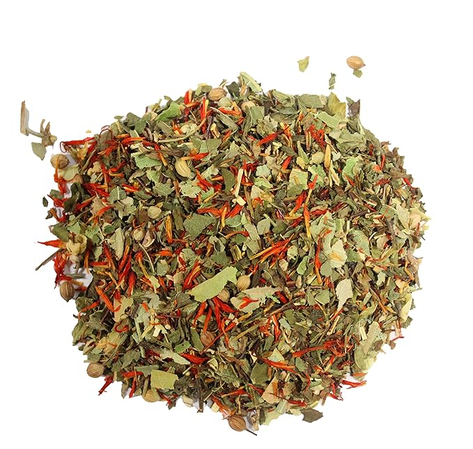 Nelson's Tea Mint Sampler Pack - 5 Variety Pack - Loose Leaf Tea Sampler - BlackberryMint 2oz, Lemon Ginger Mint 1.6 oz, MangoMint Peach 2oz, MoroccanMint 2Oz, WatermelonMint 1.6oz