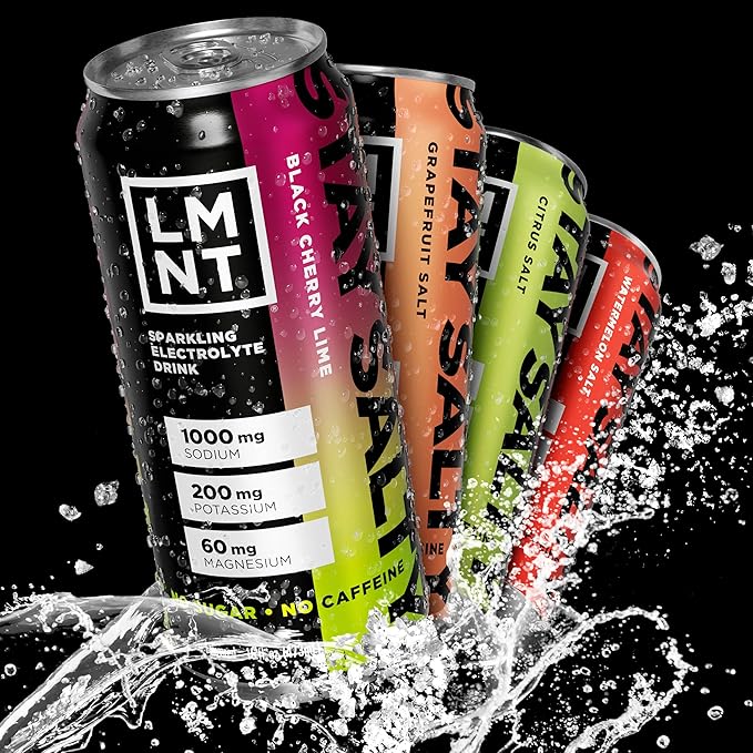 LMNT Sparkling Electrolyte Drink - Variety Pack | 12-Count