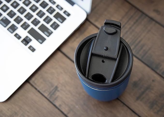 MIRA 12 oz Travel Coffee Mug - Insulated Stainless Steel Tumbler with Screw Lid - Admiral Blue