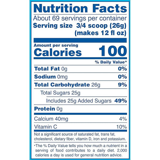 Kool-Aid Caffeine Free Jumbo Tropical Punch Sweetened Powdered Drink Mix 2 Count 63 oz Canisters