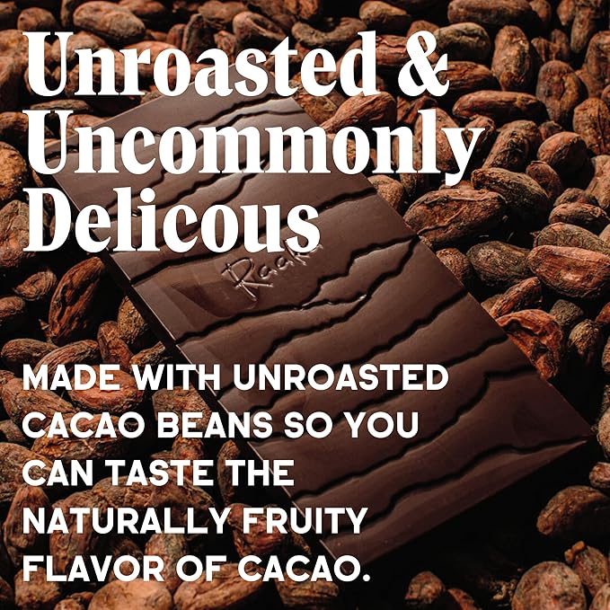 Raaka Chocolate Organic Cacao Powder - Unsweetened, Non-Alkalized, Perfect for Baking, Substitute for Cocoa Powder - Gluten-Free, Soy-Free, Sugar-Free, Allergen-Friendly - 8oz Resealable Bag