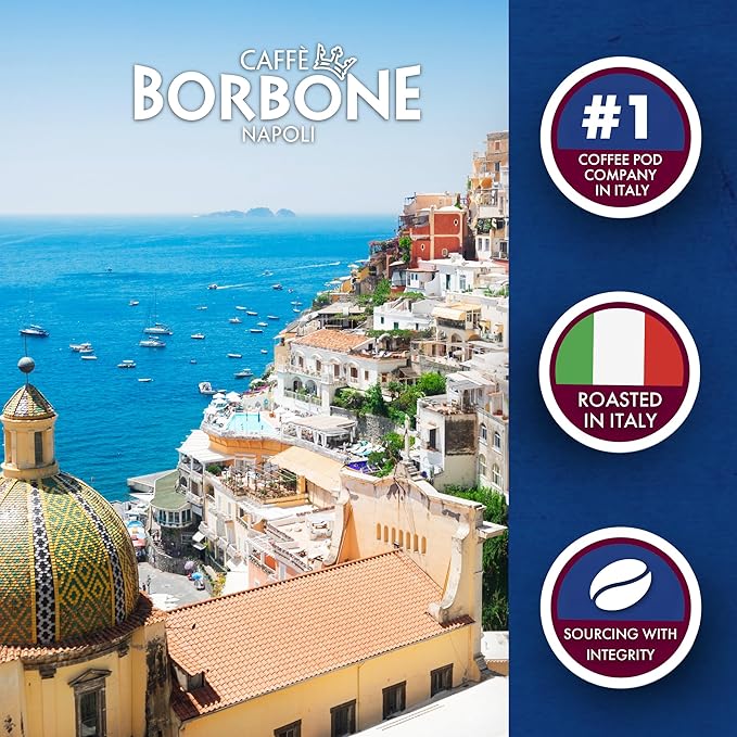 Caffè Borbone Italian Roast Blend, Medium Roast Ground Coffee, 10 oz bag (3 Pack)